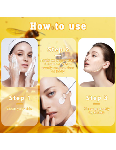 Crema de Piel de Veneno de Abeja Retinol YIVANNUO 191g