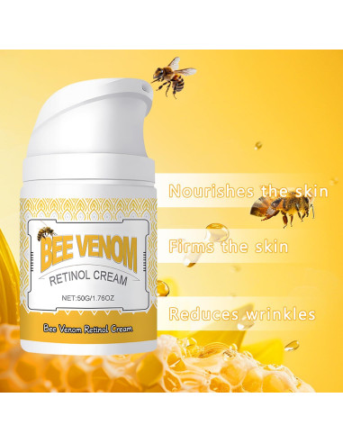 Crema de Piel de Veneno de Abeja Retinol YIVANNUO 191g