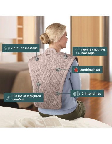 Masajeador de Hombros HoMedics NMS-450H con Calor y Vibración