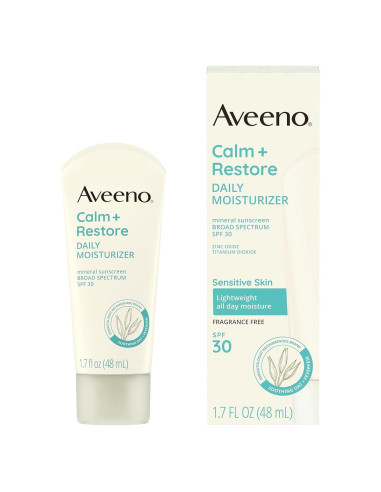 Hidratante Diario Protector Solar Mineral Aveeno SPF 30 50 ml