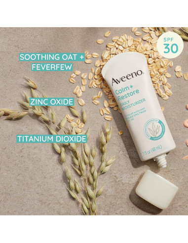 Hidratante Diario Protector Solar Mineral Aveeno SPF 30 50 ml