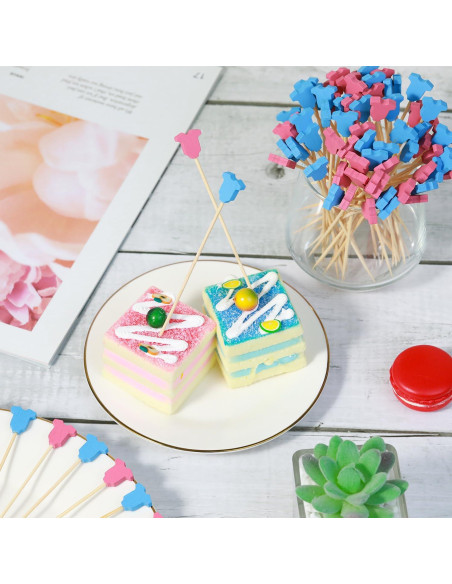 Palillos de cóctel Bambú 100 unidades Revelación de género