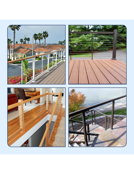 50 Manguitos Protectores Acero Inoxidable T316 Negros 1/8"