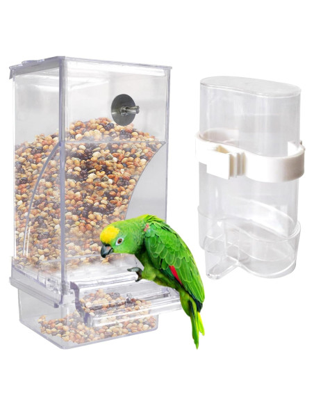 Comedero y Dispensador de Agua Kathson para Aves 2 Pcs