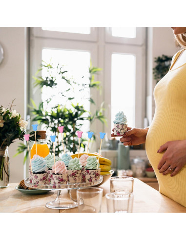 Palillos de cóctel Bambú 100 unidades Revelación de género