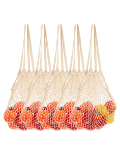 Bolsas de Almacenamiento de Malla Reutilizables uxcell 5 Piezas