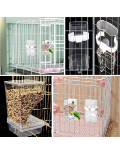 Comedero y Dispensador de Agua Kathson para Aves 2 Pcs 2