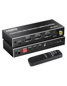 Divisor HDMI 2x1 4K 60Hz Avedio Links con eARC y Audio Óptico
