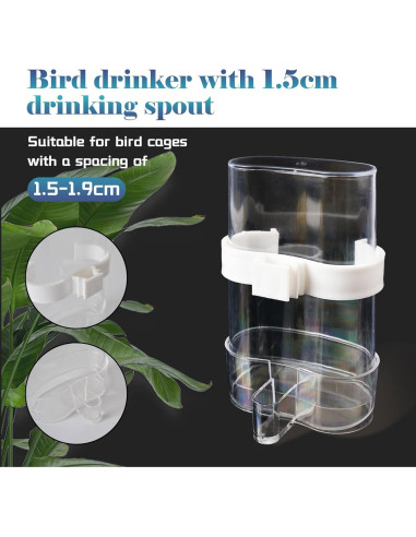 Comedero y Dispensador de Agua Kathson para Aves 2 Pcs