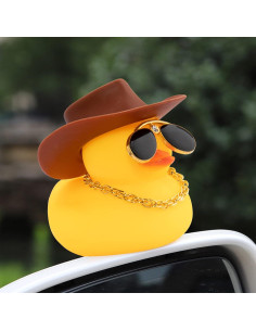 Accesorios de Coche Patos de Goma Rosa Wonuu - Decoración Divertida 2