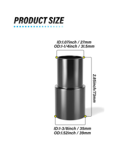 Adaptador Universal de Manguera de Aspiradora MEANLIN 2 Piezas 2