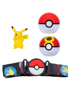 Set de Cinturón Clip 'N' Go Pokémon Pikachu 5 cm