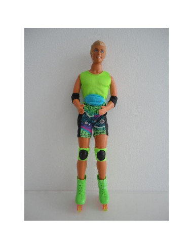 Muñeco Ken Rollerblade Vintage Mattel 30.99 cm Nuevo