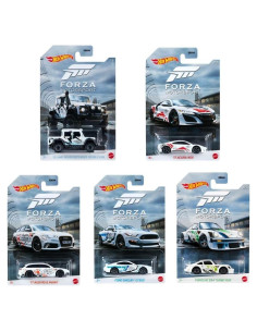 Conjunto Hot Wheels Forza Motorsports 2021 - 5 Vehículos