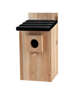 Casa de Aves de Madera Cartman 30cm Azul para Exterior