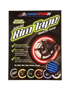 Cinta Reflectante de Seguridad customTAYLOR33 Azul 10" 2