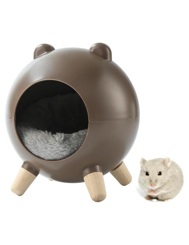 Escondite para Hámster TUTU&LELE Nido Espacial Marrón