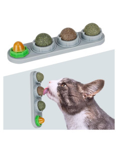 Bola de Hierba Gatera SINROBO - Juguetes Comestibles para Gatos