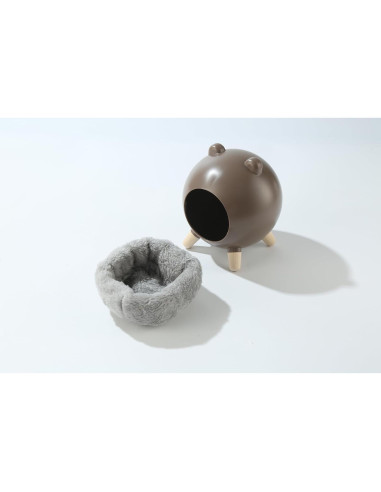 Escondite para Hámster TUTU&LELE Nido Espacial Marrón