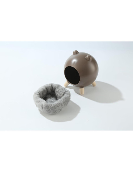 Escondite para Hámster TUTU&LELE Nido Espacial Marrón