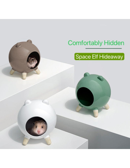 Escondite para Hámster TUTU&LELE Nido Espacial Marrón