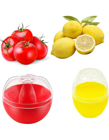 Set de 5 Contenedores de Almacenamiento yamesu - Frutas y Verduras