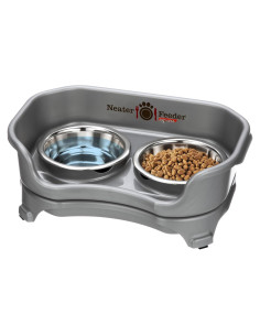 Neater Feeder Express Alimentador Elevado para Gatos Gris