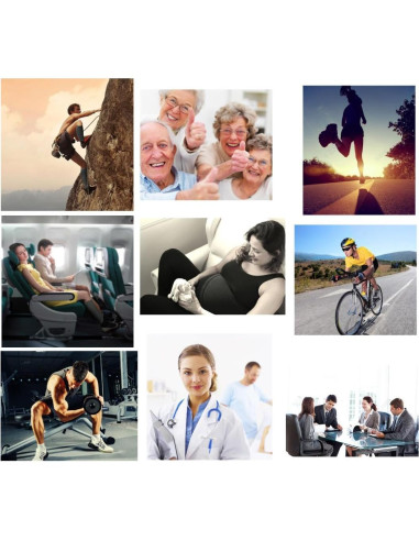 3 Pares Calcetines de Compresión Abiertos SHUTELI 15-20mmHg S/M