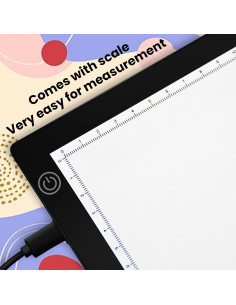 Tablero de Luz LED A2 LXJIN 60x40cm con Clip y Bolsa 2