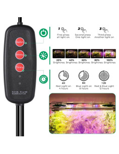 Bandeja de Inicio de Semillas Ourhom con Luz de Crecimiento 48 Celdas 2