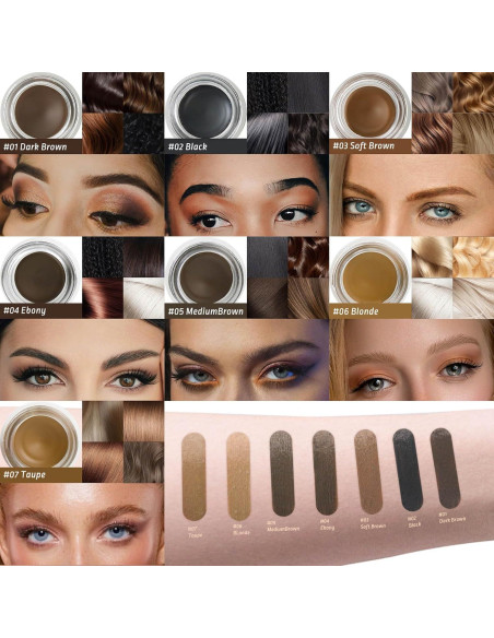 Pomada para Cejas Fillwie Auburn 40g - Larga Duración y Precisión