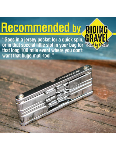 Herramienta Multitool 10 en 1 MARQUE para Bicicleta - Compacta
