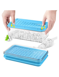 Bandeja de Hielo Mini Longzon con Tapa y Contenedor - 273 Pcs