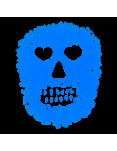 Piedras Brillantes Luminiscentes MLOLM 0.91 kg Azul Cielo