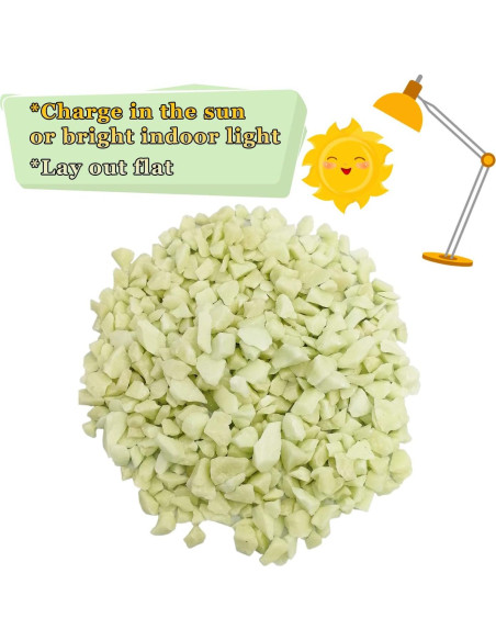 Piedras Brillantes Luminiscentes MLOLM 0.91 kg Azul Cielo Piedras Brillantes Luminiscentes MLOLM 0.91 kg Azul Cielo