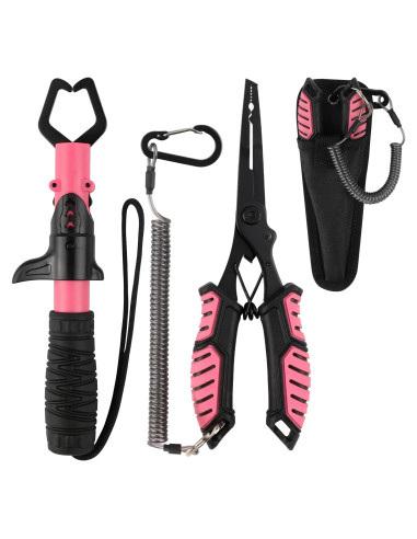 Kit de Herramientas de Pesca Mouhike - Pinzas y Agarrador 22.6 cm