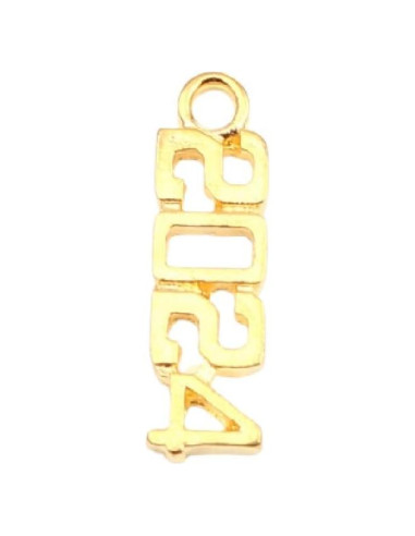 50 Charms Colgantes PEPPERLONELY Baño de Oro 20x6mm