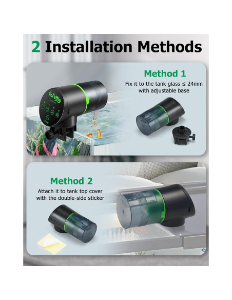 Dispensador Automático de Comida para Peces Papettly 200ml