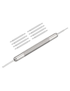 Pasadores de Resorte para Reloj uxcell 17mm Acero Inoxidable 8 PCS