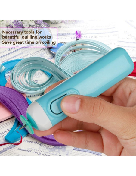 Bolígrafo de Quilling Eléctrico ViaGasaFamido Azul 110x25mm