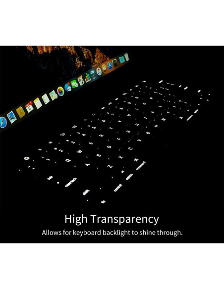 Cubierta de Teclado Ultra Fina CaseBuy para MacBook Pro 13" y 15"