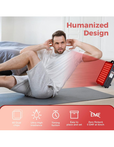 Panel de Terapia de Luz Roja Rltrelax 300W 660nm 850nm