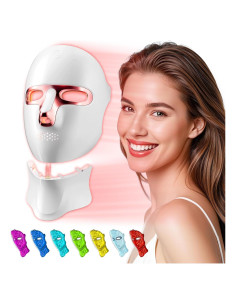Máscara de Terapia de Luz Roja Tinkoola para Cara y Cuello