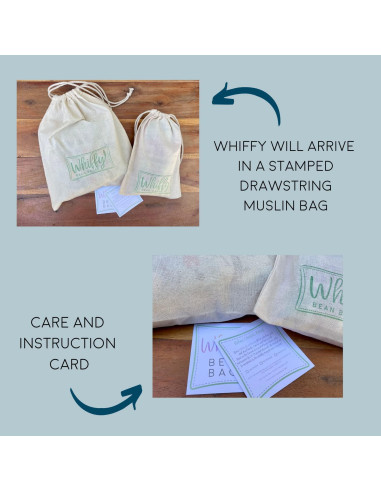 Almohadilla de Calor Microondas Whiffy 100% Lino y Lavanda