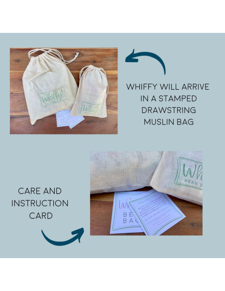 Almohadilla de Calor Microondas Whiffy 100% Lino y Lavanda