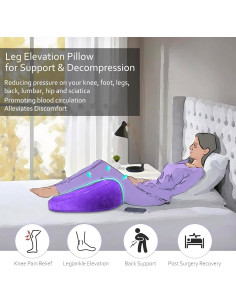 Almohada Inflable de Elevación de Piernas Hawtail - Corazón 2