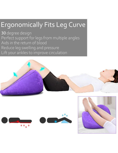 Almohada Inflable de Elevación de Piernas Hawtail - Corazón