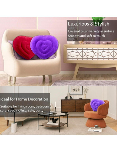 Almohada Inflable de Elevación de Piernas Hawtail - Corazón