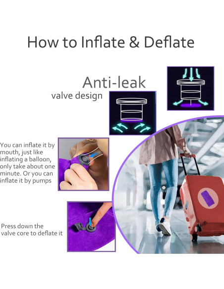 Almohada Inflable de Elevación de Piernas Hawtail - Corazón