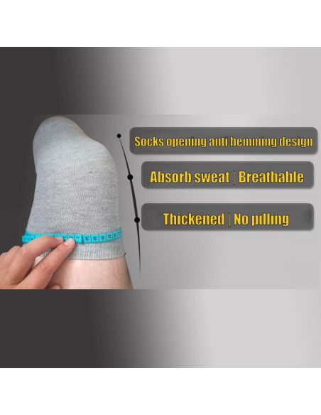 Calcetines Protésicos YOUTHINK 5PCS Algodón Suave Mediano